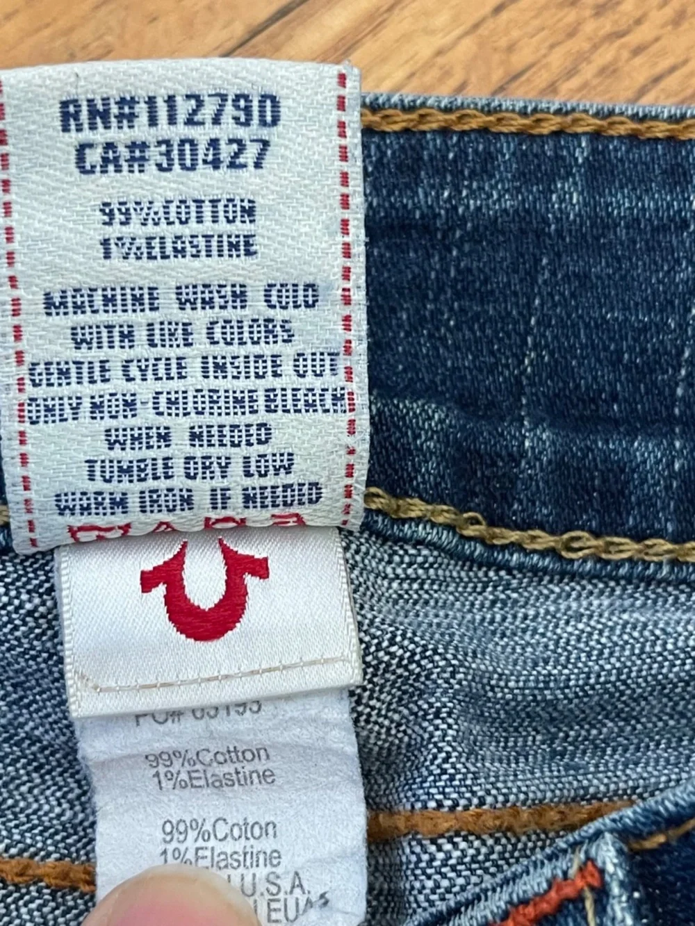 True Religion Emma Short Denim Shorts